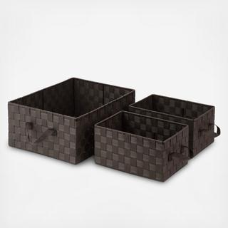 3-Piece Woven Basket Set