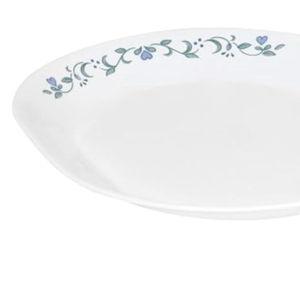 Corelle Vitrelle Serving Platter, 12-1/4-Inch Large Serving Plate, Triple Layer Glass, Crack and Chip Resistant, Country Cottage