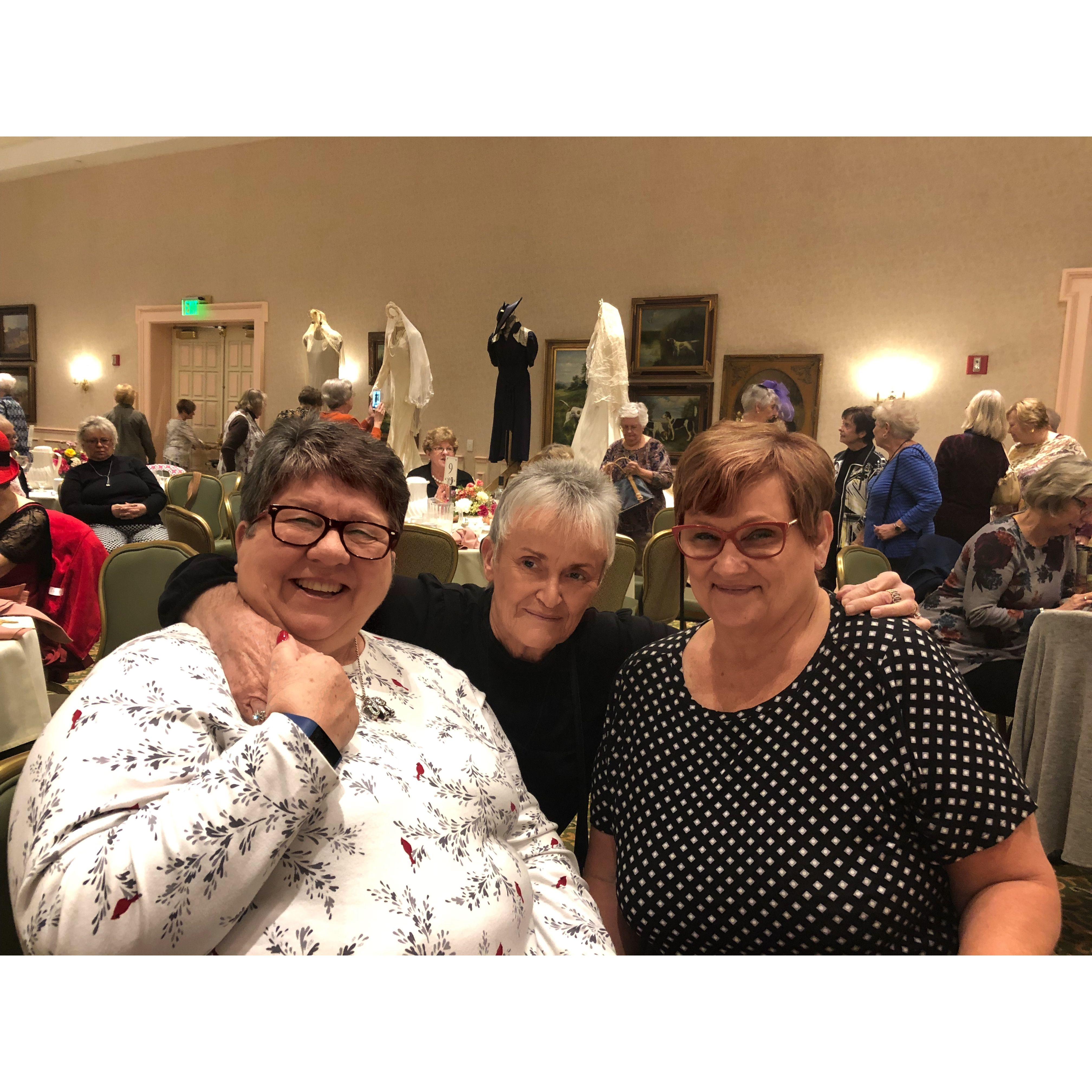 Christine (Claire's Mom) and our family friends Connie and Donna at an event in the Villages FL
