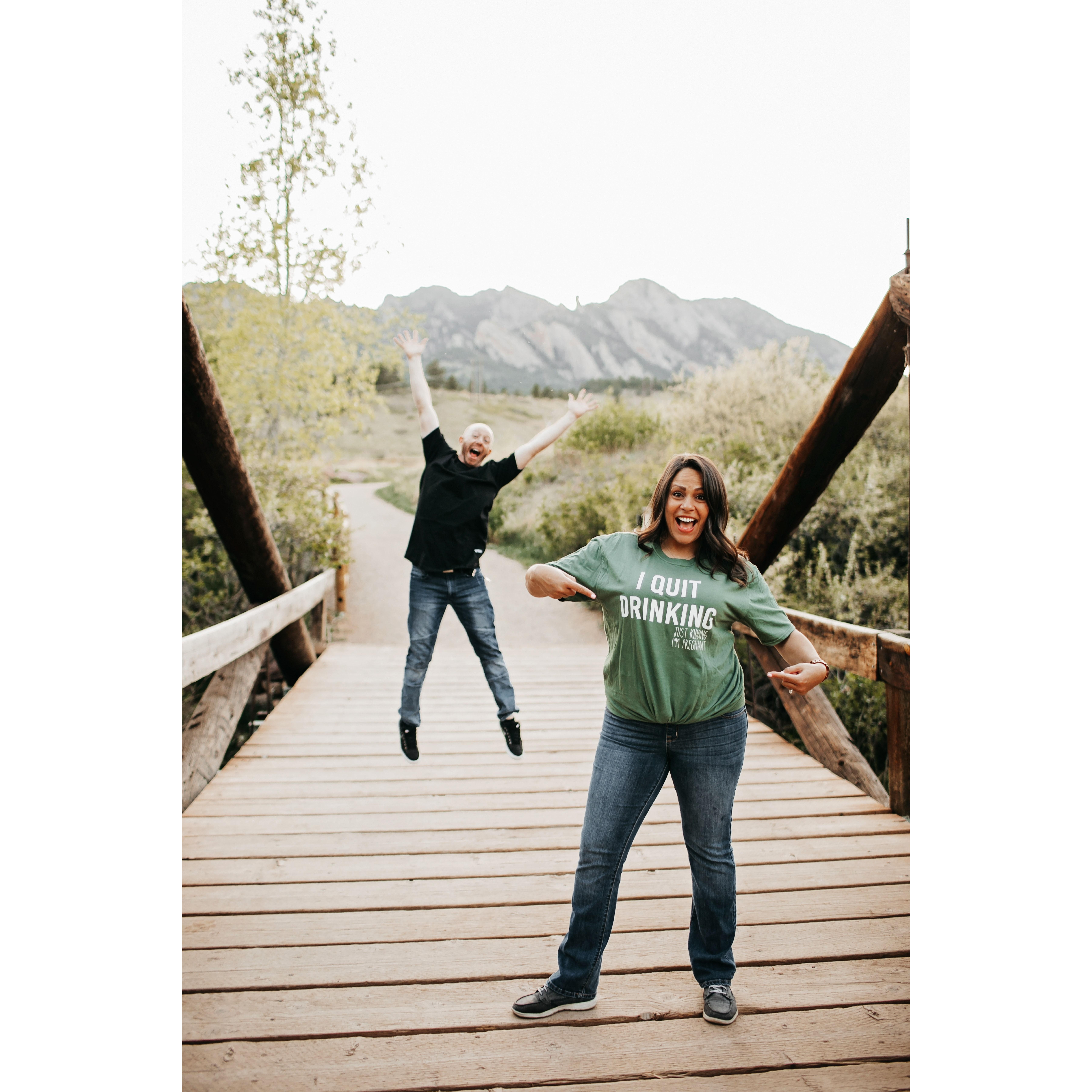 Our pregnancy annoucement