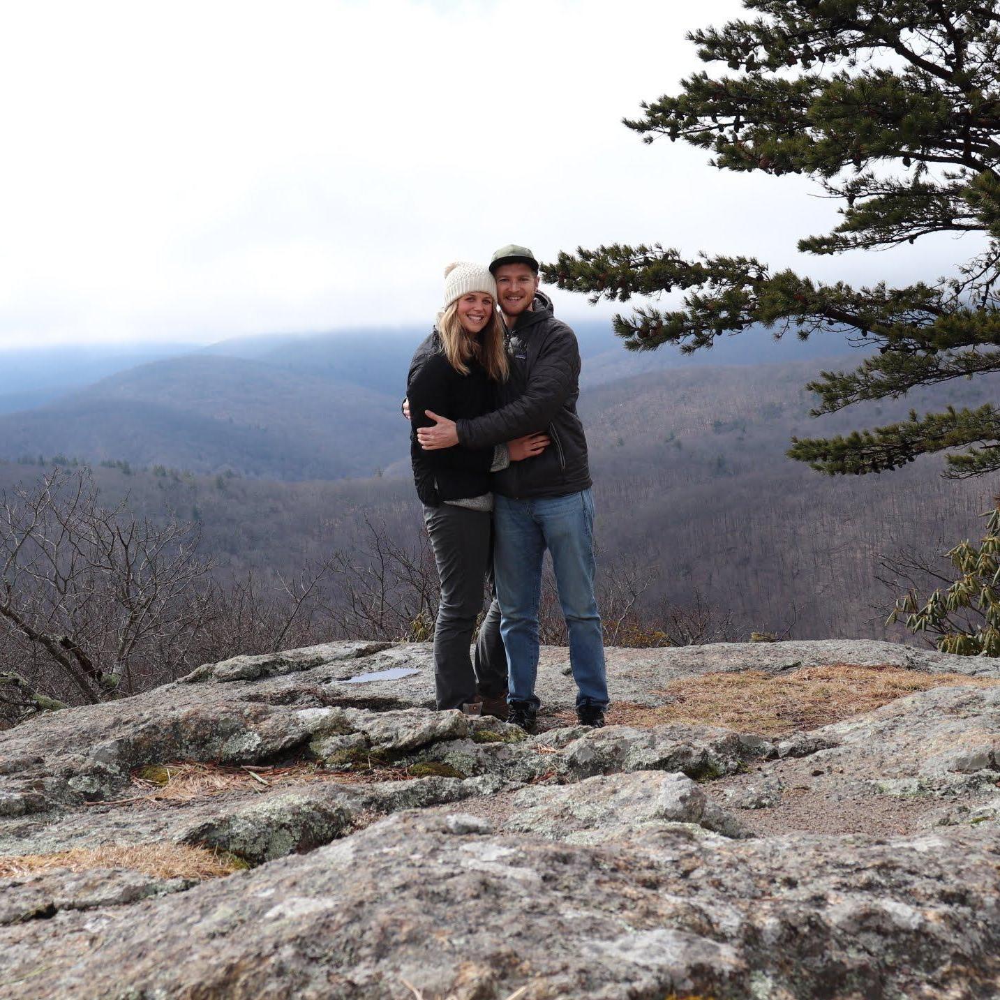 Spy Rock. March 2, 2019. Right after we got engaged!