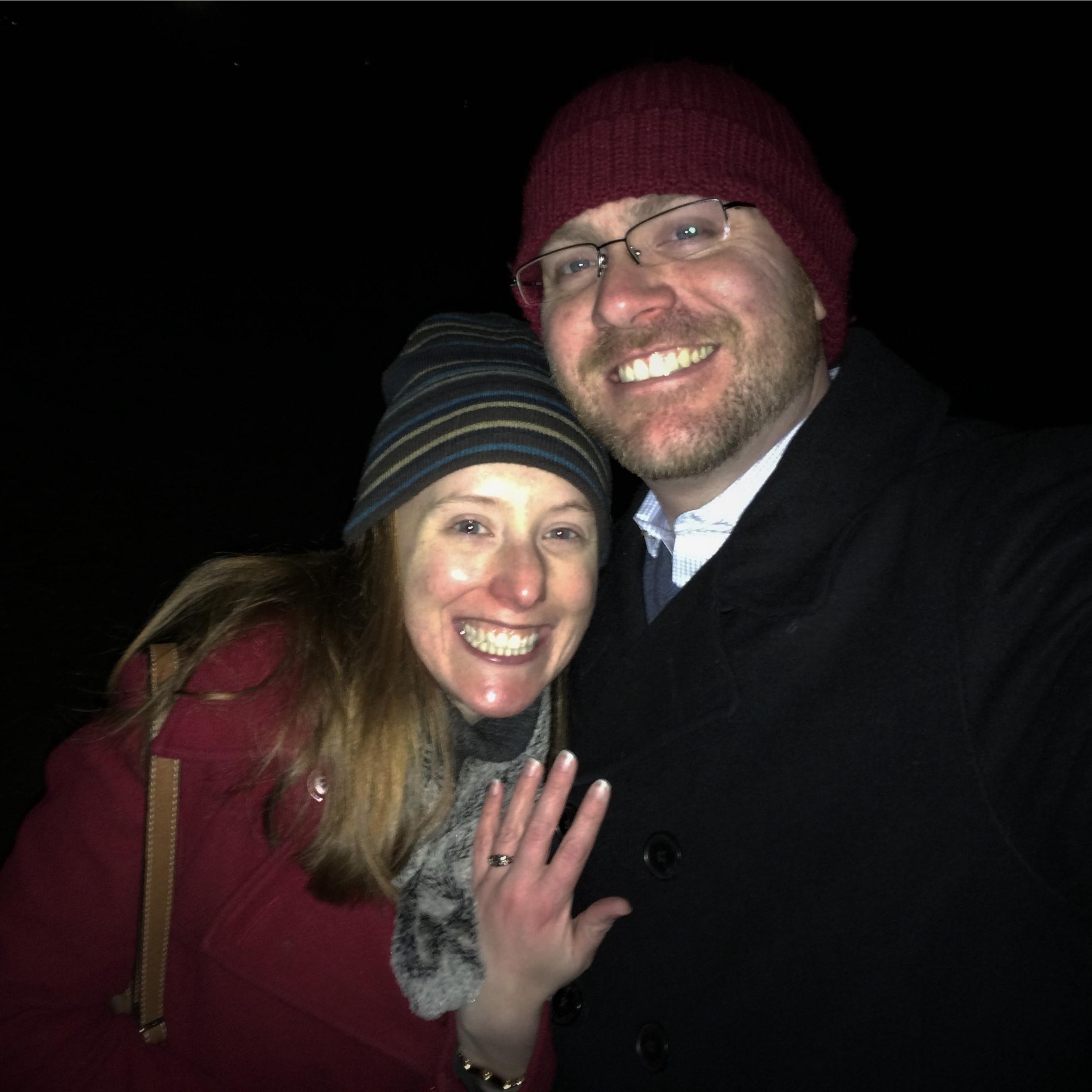 She said yes!!