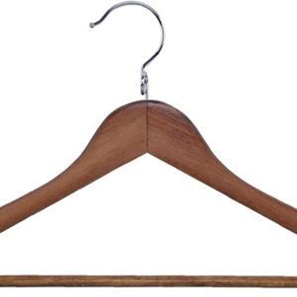 Proman Kascade Hangers in Walnut 50-Pack