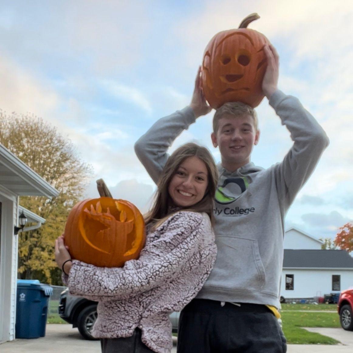 Pumpkin carving year 2!