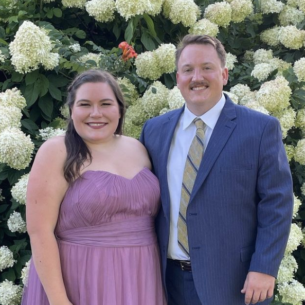 All dressed up at bridesmaid Mandy's wedding! Lauren was a bridesmaid in her wedding too.