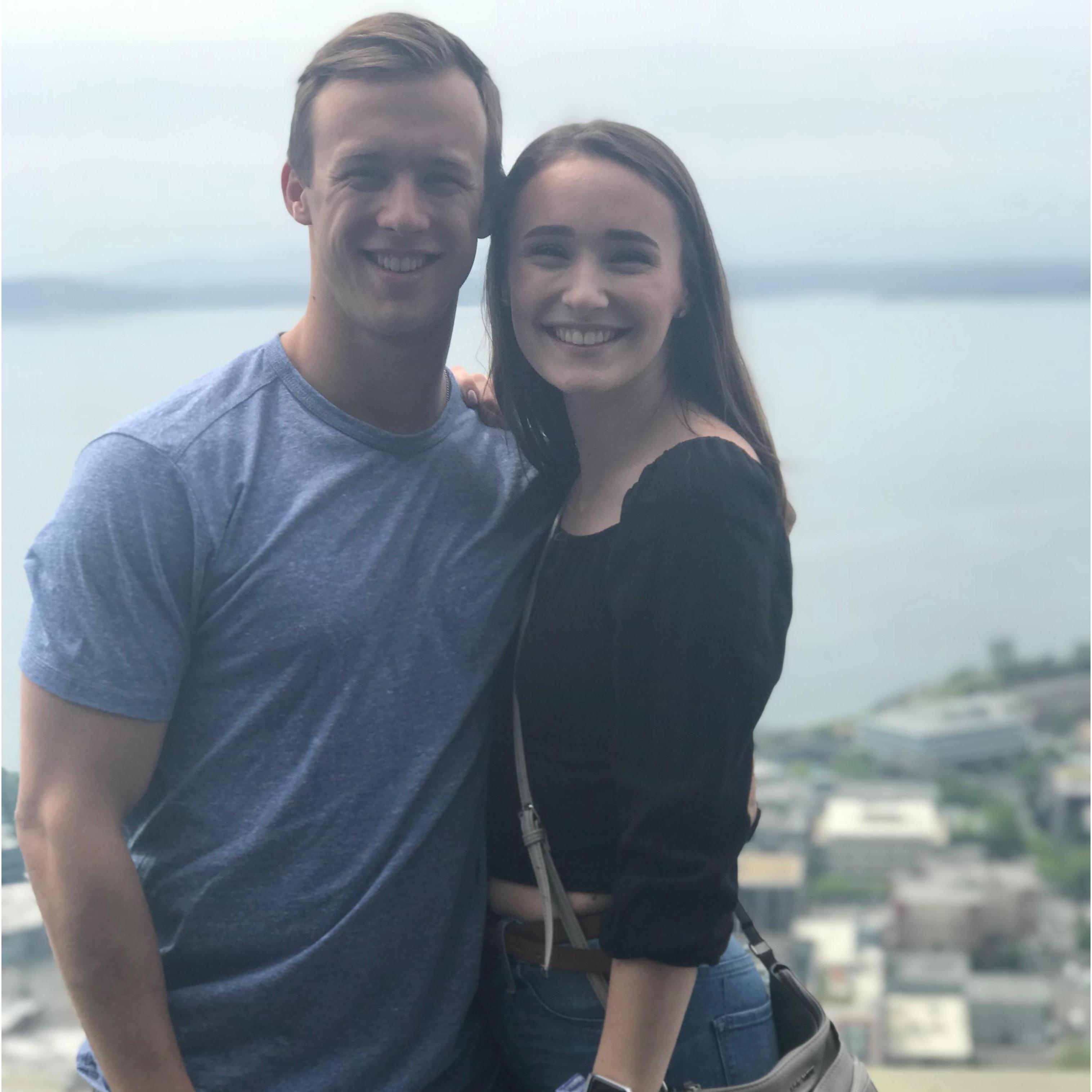 Getting over our fear of needles, atop the Space Needle!