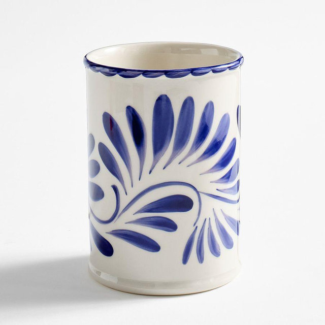 Puebla Porcelain Wine Chiller - Blue