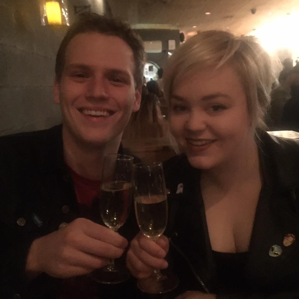 Right before Zack threw Morgan a surprise party for her 26th birthday. Nov 2016