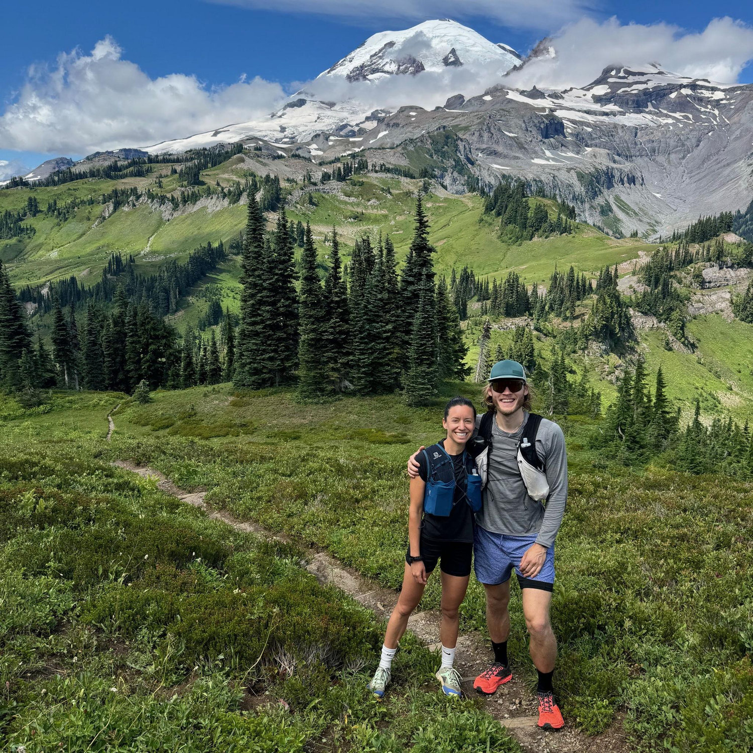 'We ran all the way around' (Mt Rainier's 95 mile / 27K ft of elevation Wonderland Trail)