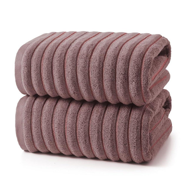 REDKISS Set of 2 Large Bath Towels 31×63 inches, 100% Cotton, Ultra Soft and Absorbent, Quick-Dry Towels, Perfect for Bathroom,Plush Shower Towels-RED