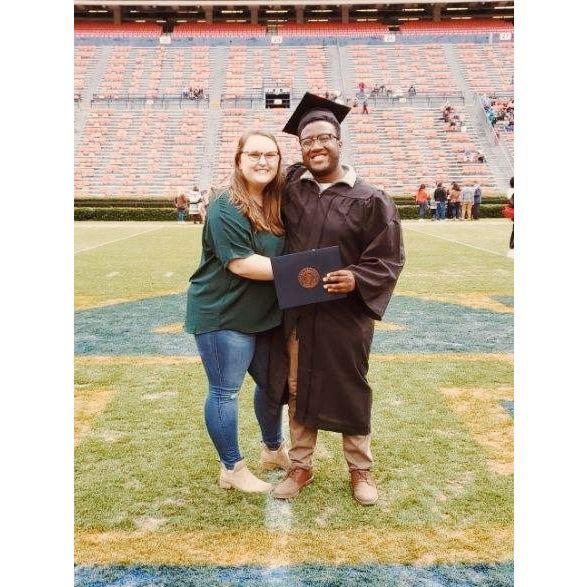 Caleb's graduation from Auburn in 2020.