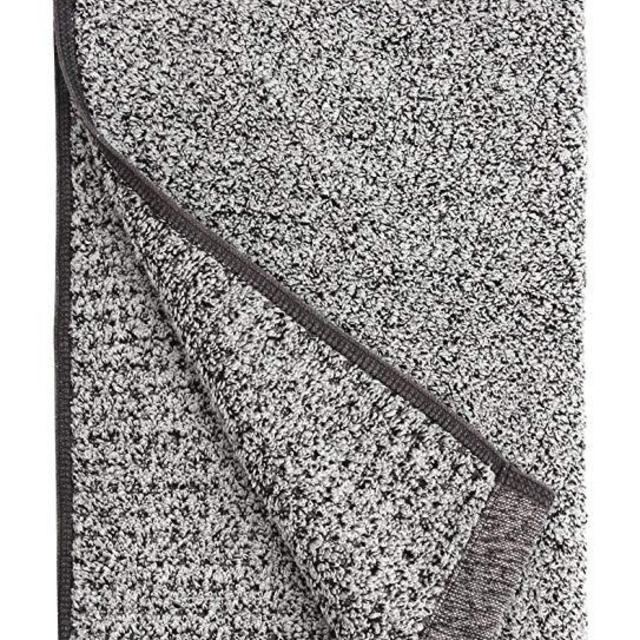 Everplush Diamond Jacquard Quick Dry Hand Towel Set, 16" x 30", Gray, 4 Piece