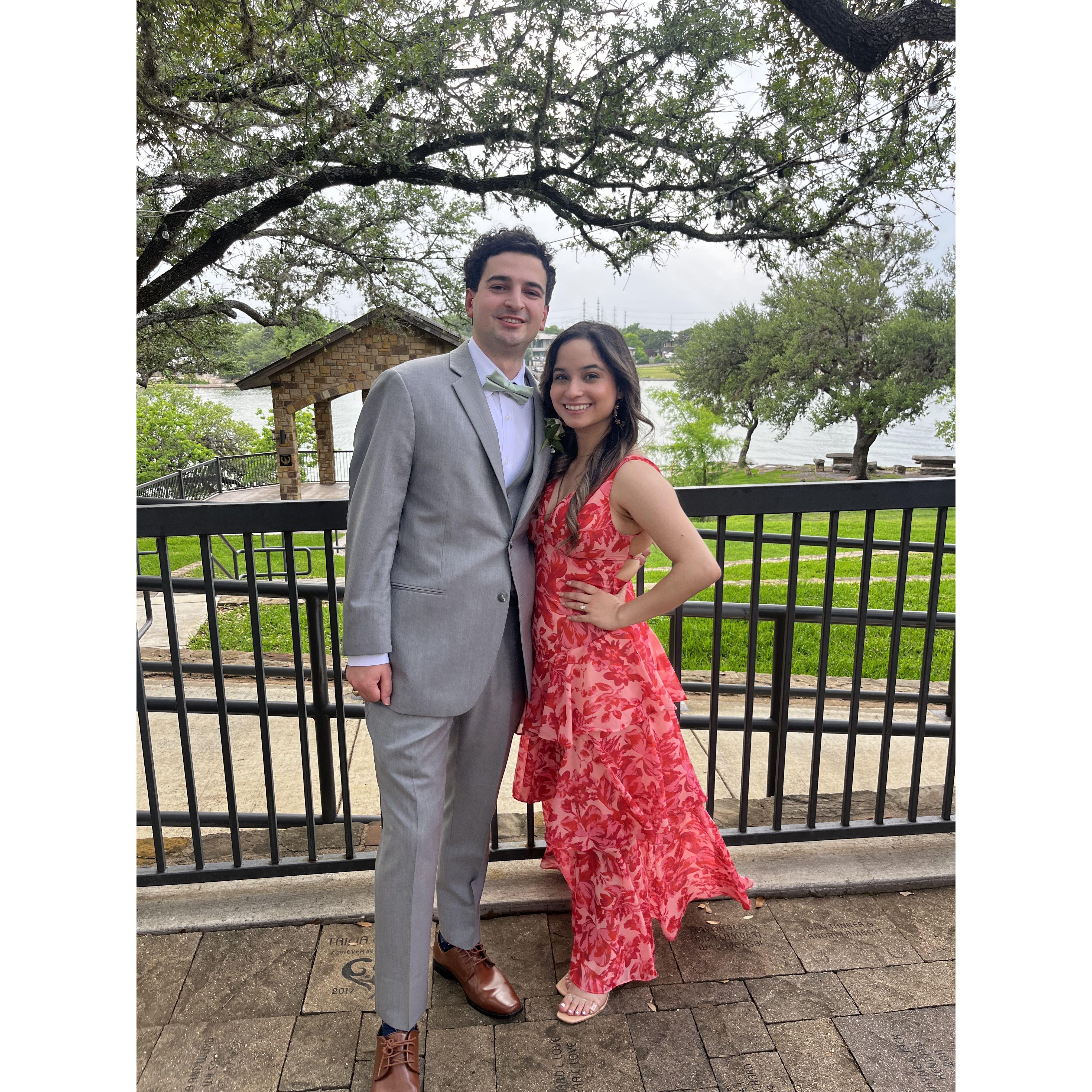 Brendan and I at his cousin Nic's wedding