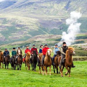 Horseback Riding in the Golden Circle