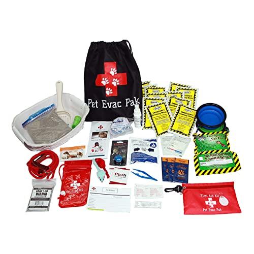 Pet Evac Pak, LLC Premium Cat Emergency Survival Kit Without Carrier - 72 Hours
