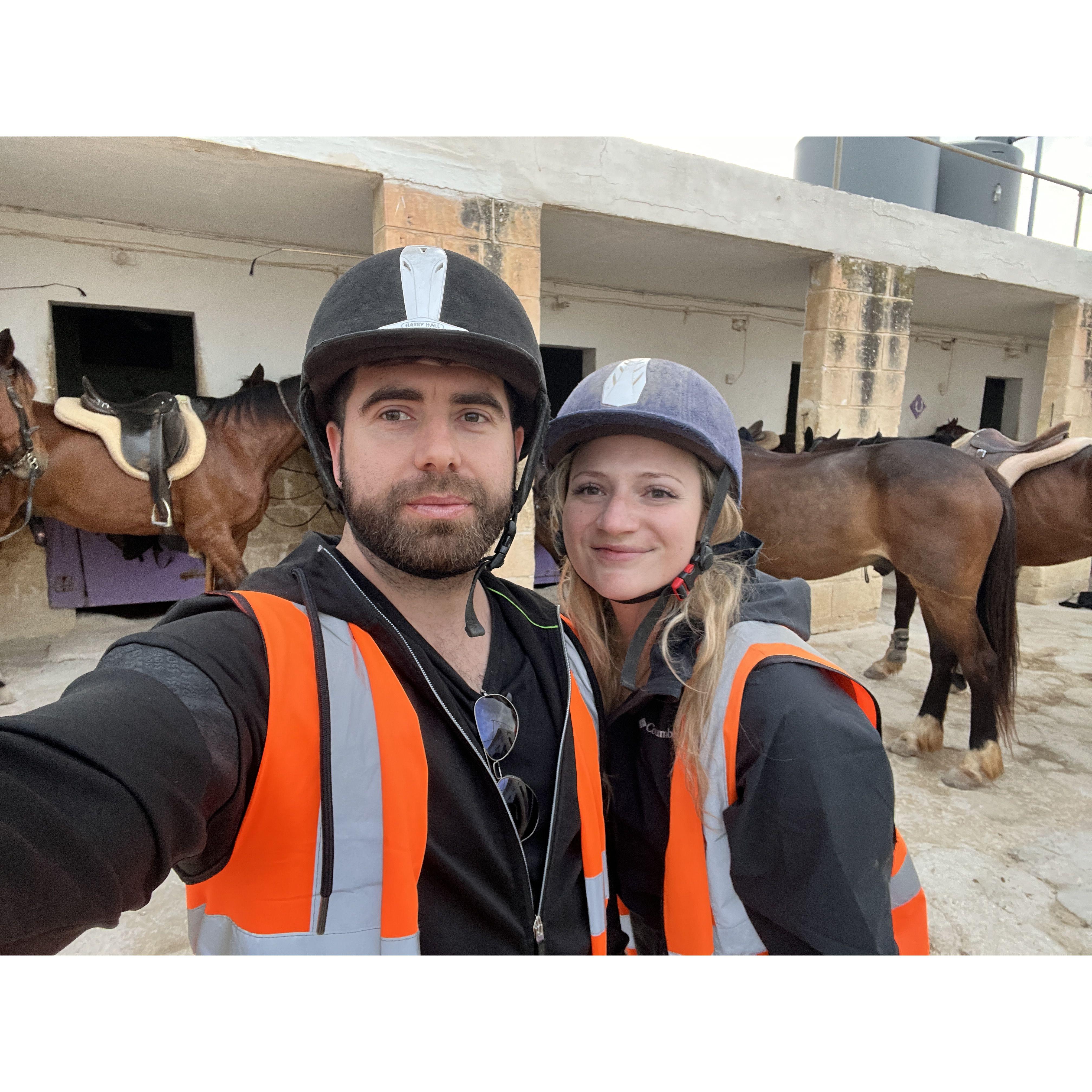 Horseback riding in Malta