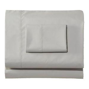 280-Thread-Count Pima Cotton Percale Sheet Set - Vapor Grey