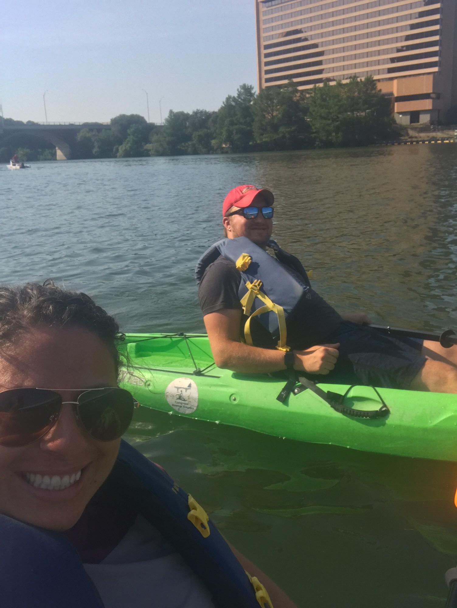 Kayaking in Austin, TX