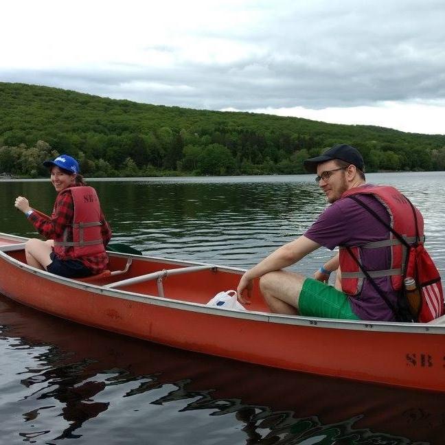 Baker Camp, Tuxedo, NY, May 2017, with Burak and Amelia