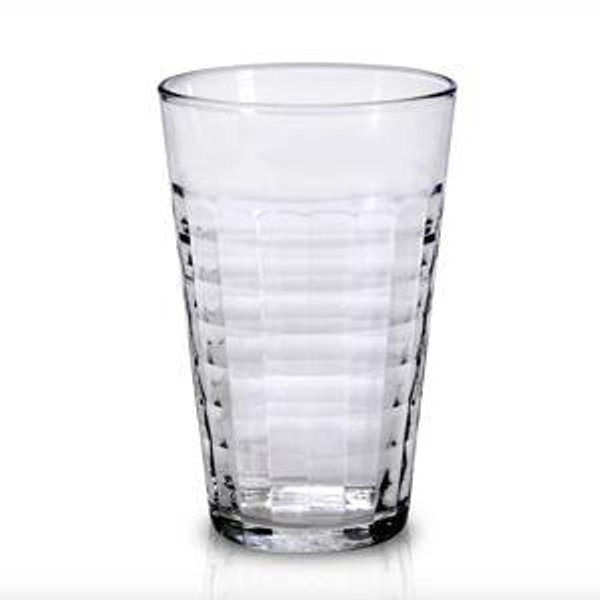 Prisme Clear Glass Tumbler - Set of 6, 11 oz