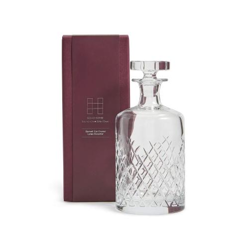 Barwell Cut Crystal Large Decanter, Boxed