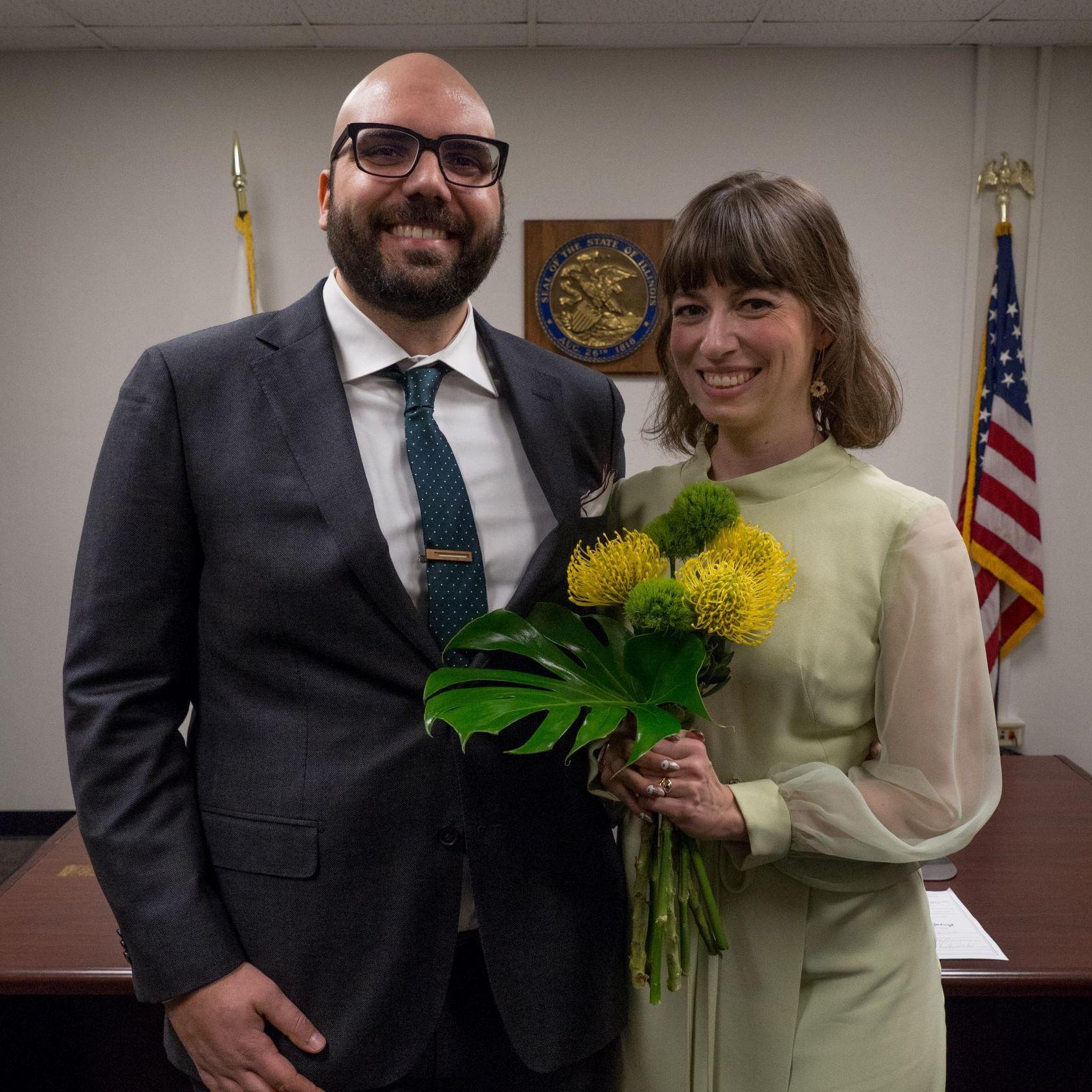 Freshly married!