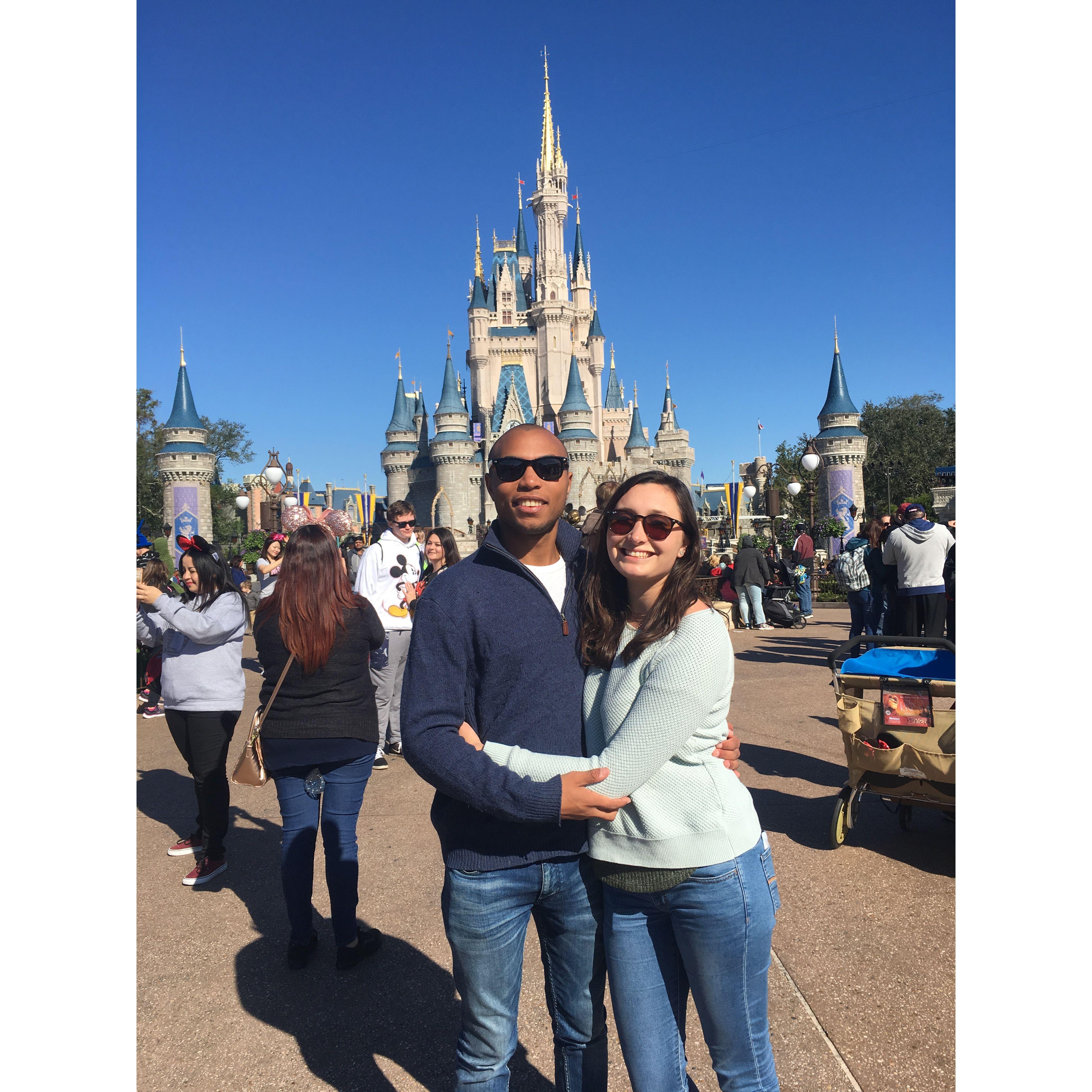 The happiest place on Earth with the happiest couple on Earth