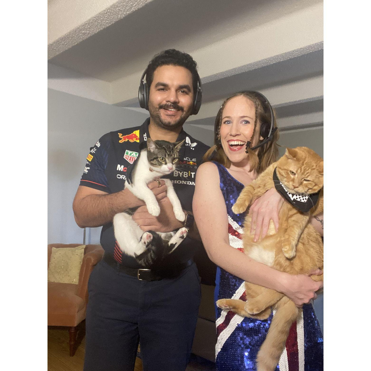Halloween as F1 Horner & Ginger Spice