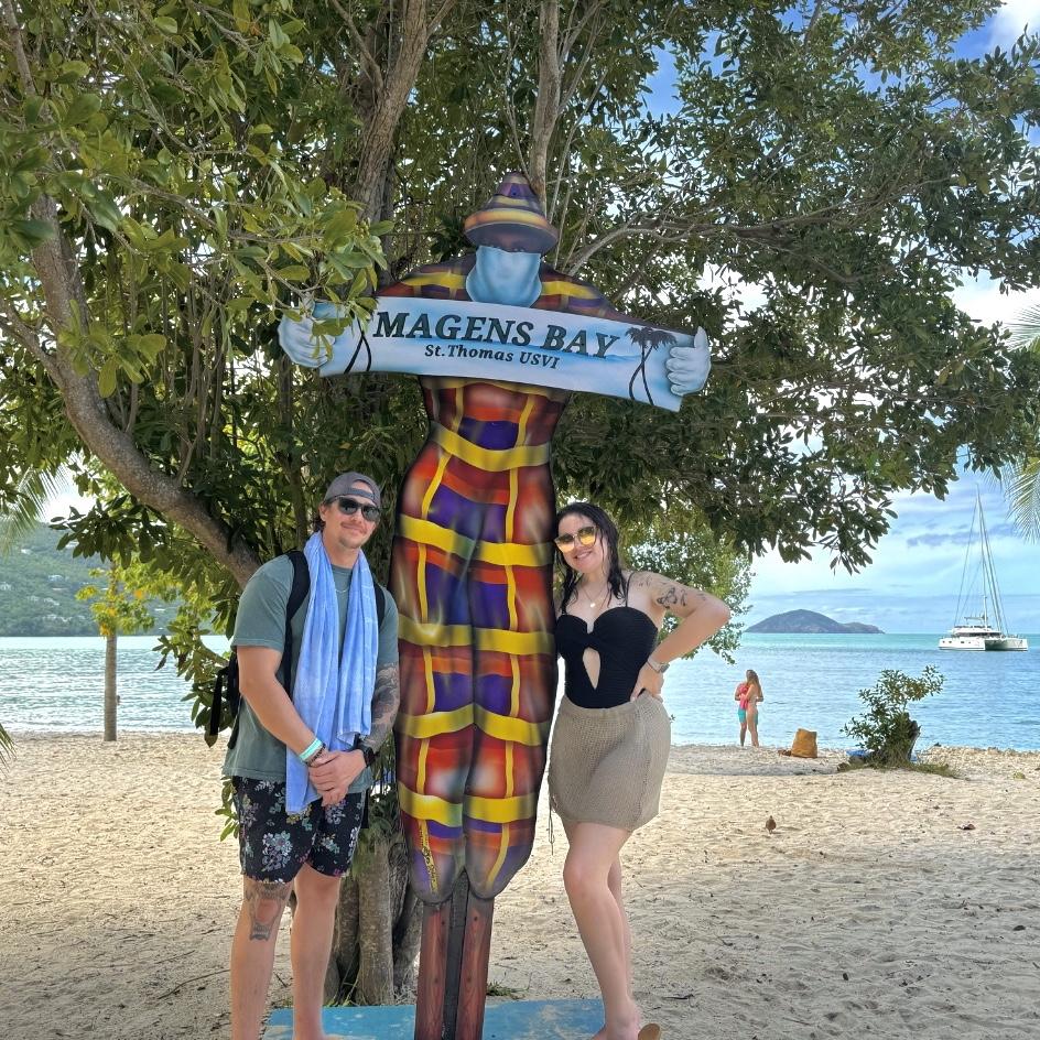 Our first cruise together: island hopping with my favorite🌴🩵 11.21.2024