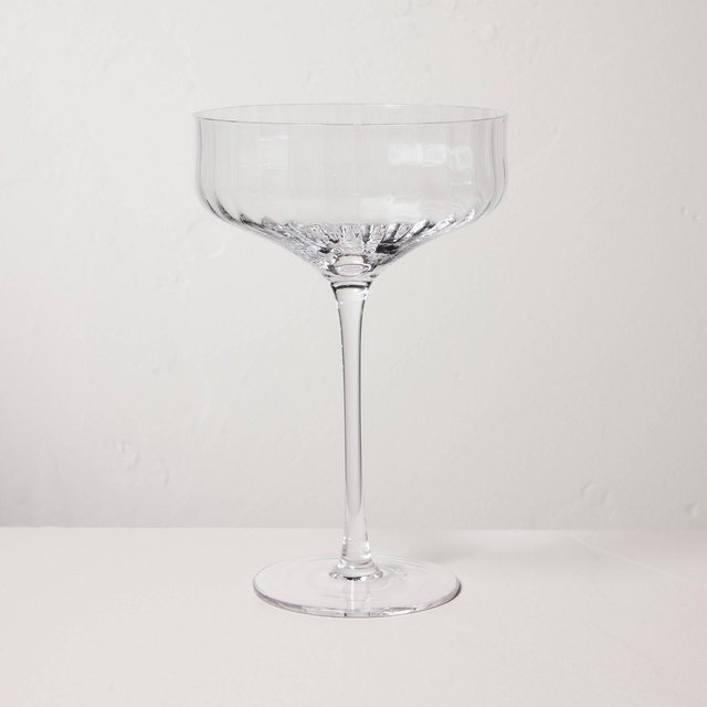 12oz Coupe Glass Clear - Hearth & Hand™ with Magnolia