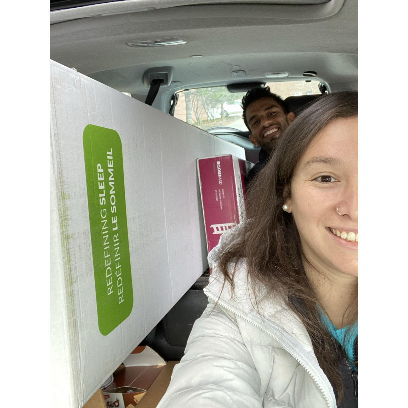 We make everything fit in the car. Always.
