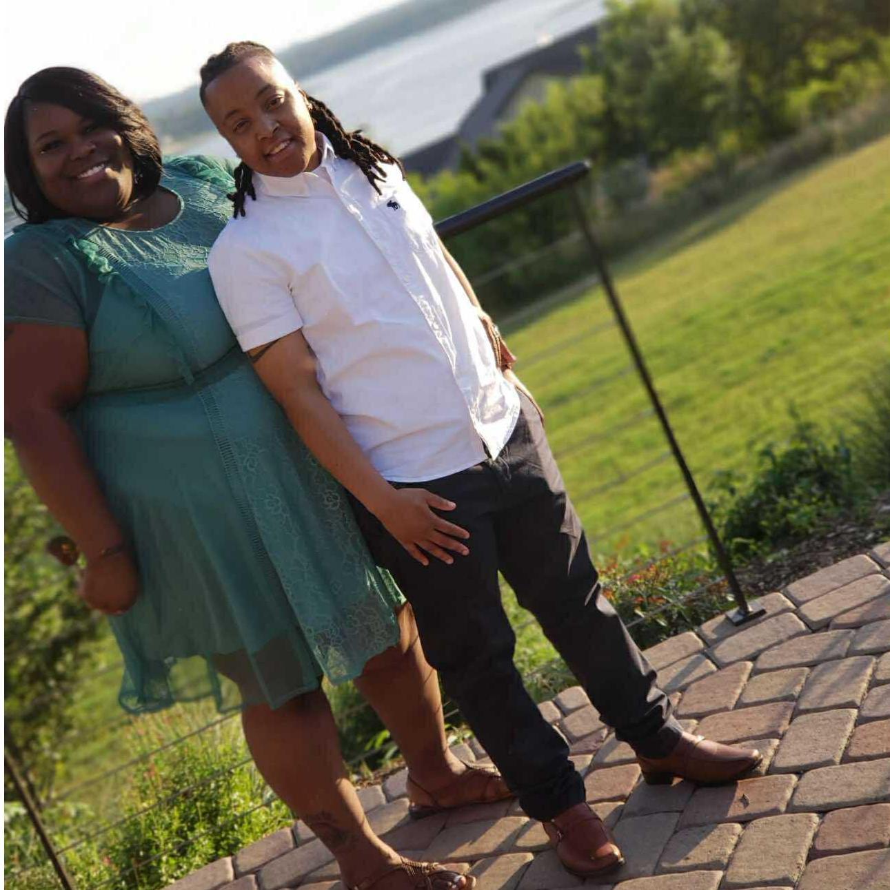 A celebration of love. Here they attended a wedding in Austin!