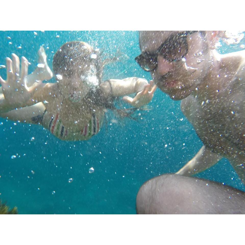 Underwater!