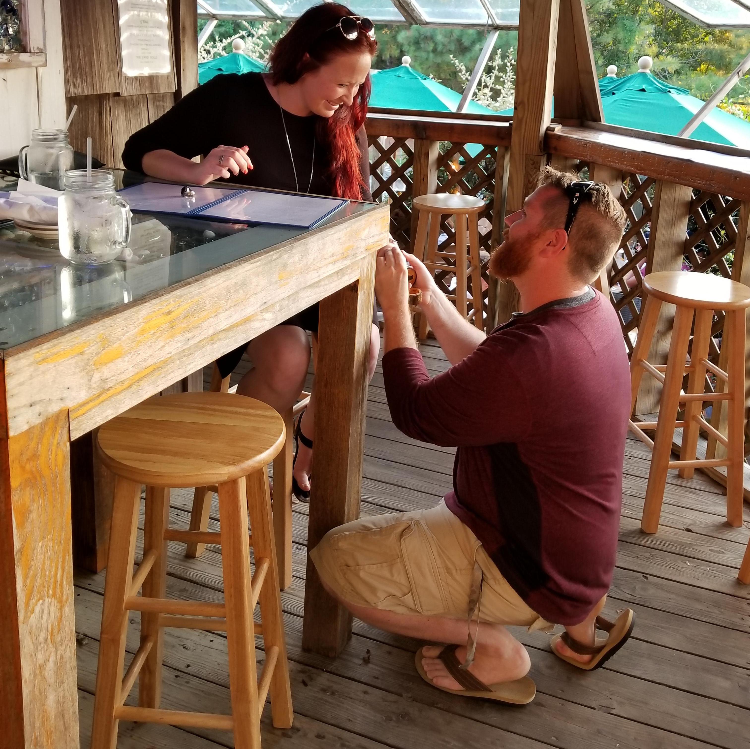 The day Kevin asked Jessica to marry him, 08/21/17