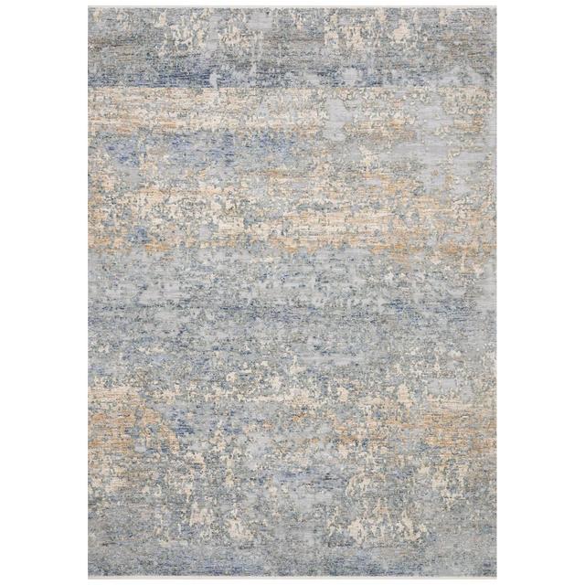 Loloi Pandora PAN-05 Blue/Gold 2'6" x 12' Runner Area Rug