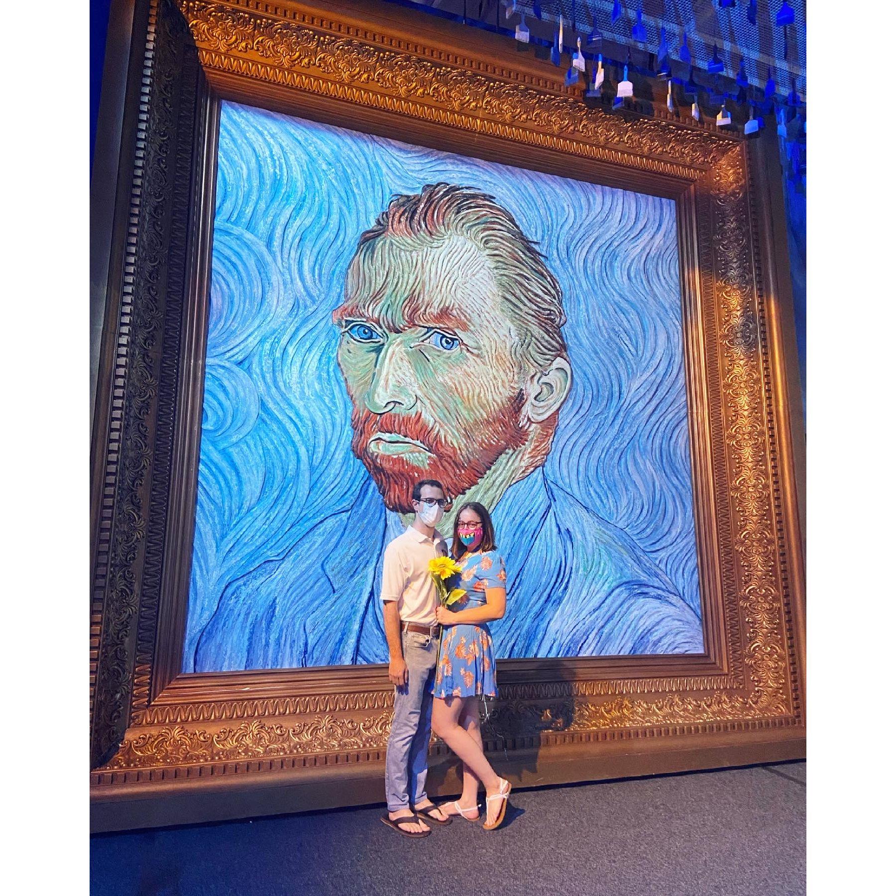 Emmeline’s 22nd Birthday at the Vincent Van Gogh immersive experience