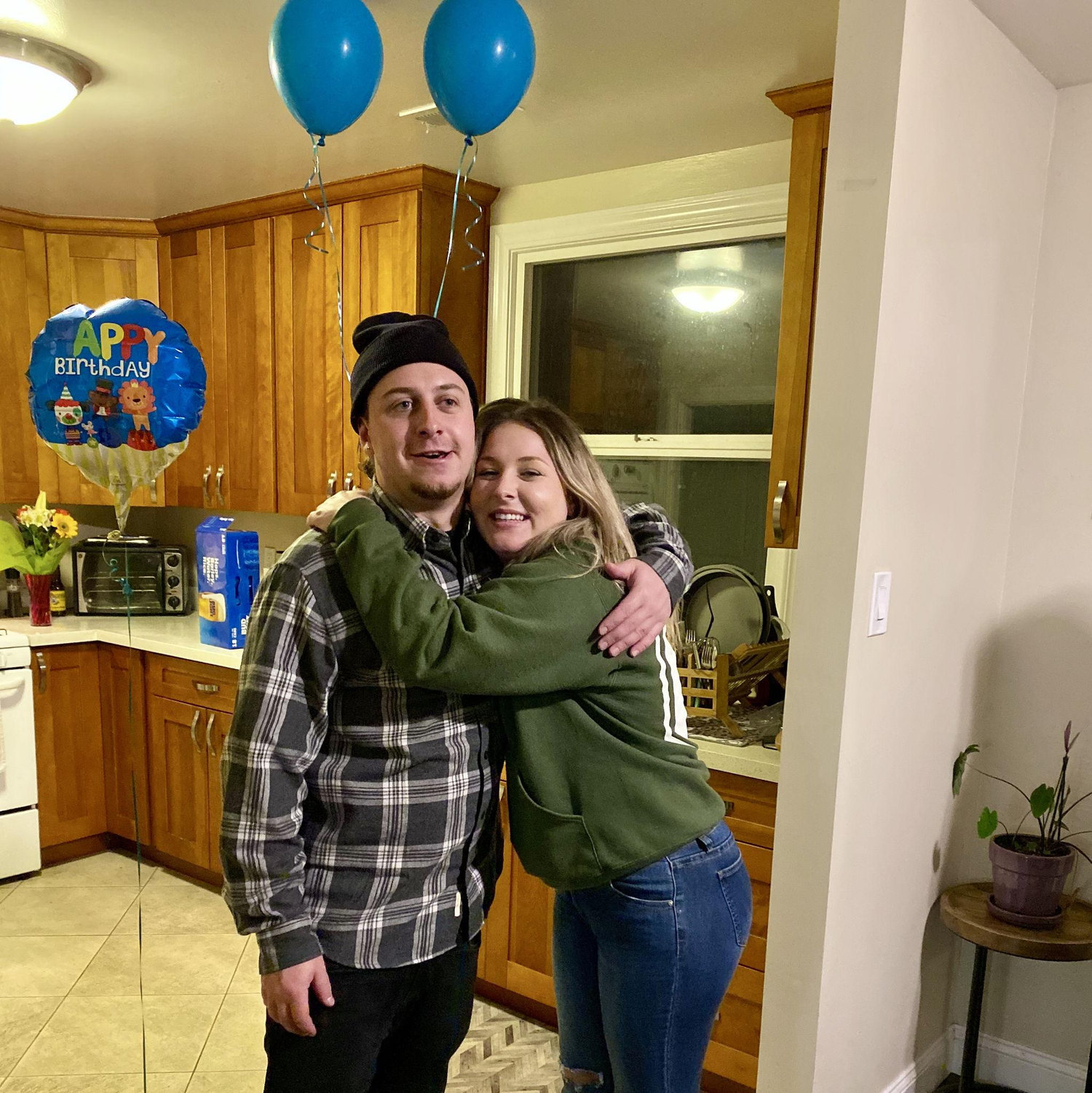 Ginger and Robby at Gingers birthday