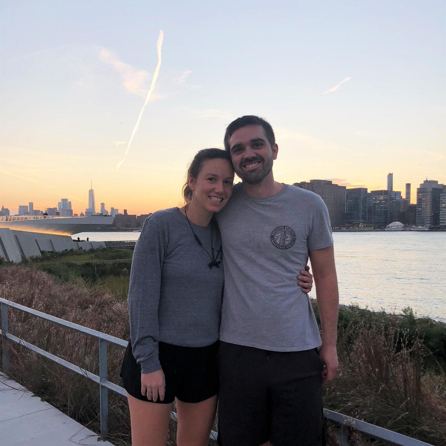 John's proposal on our sunset run