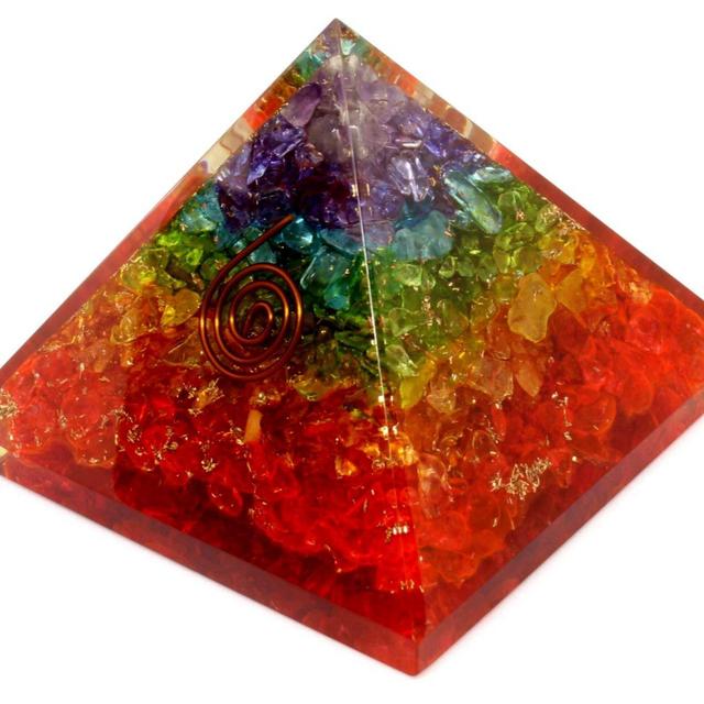 Energy Generator Orgone Pyramid for Emf Protection & Healing- meditation orgonite pyramids/crystal chakra