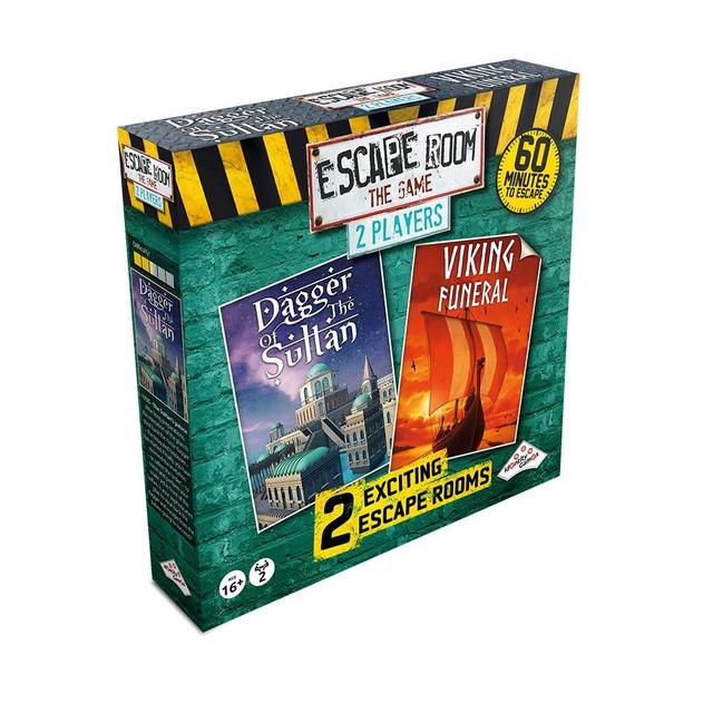 Escape Room The Game –New 2 Player Edition with 2 New Exciting Games | Solve The Mystery Board Game for Adults and Teens