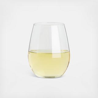 Aspen Stemless White Wine Glass, Set of 4