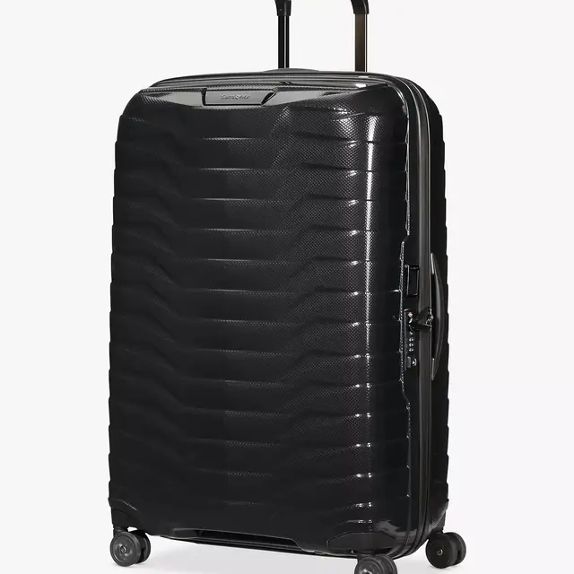 Samsonite Proxis 4-Wheel 75cm Expandable Large Suitcase, Black