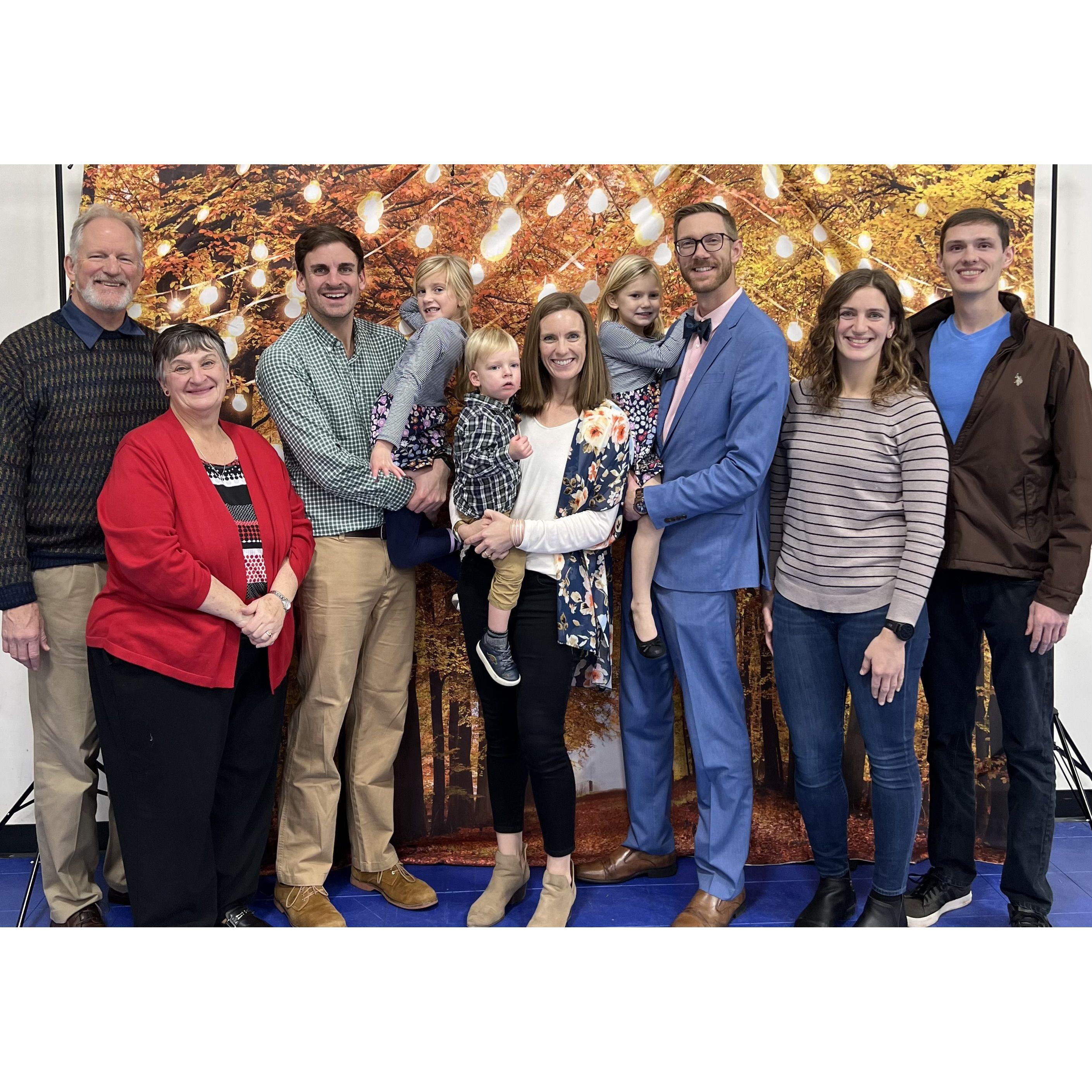 Thanksgiving with Bethany's family.