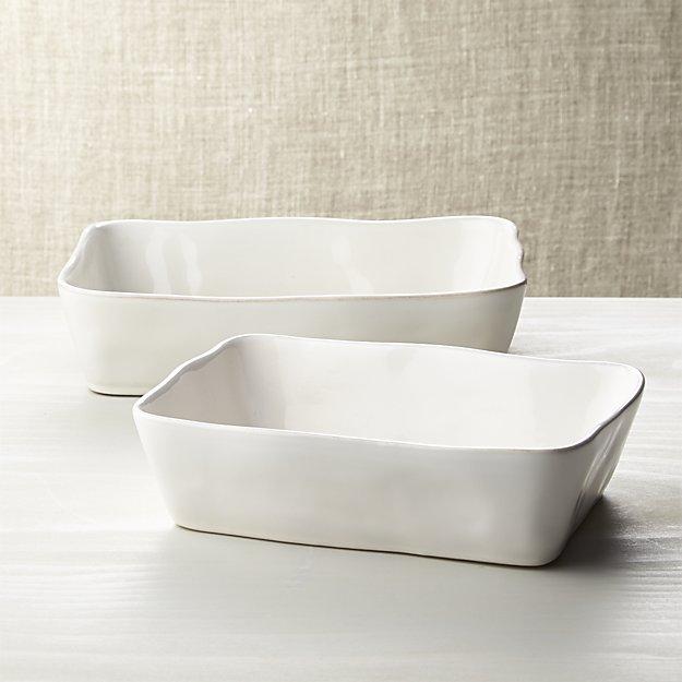 Marin White 10"x7" Baking Dish