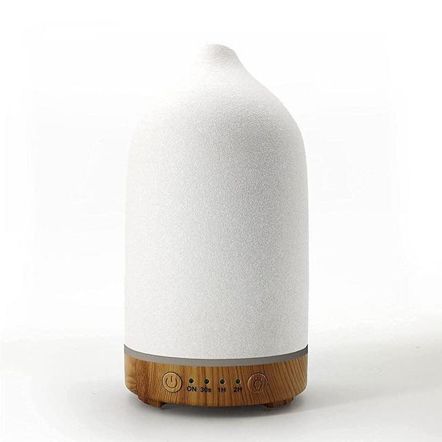 InnoGear Essential Oil Diffuser, 150ML Handcrafted Ceramic Diffuser for  Essential Oils Aromatherapy Diffuser Ultrasonic Cool Mist Humidifier with 2