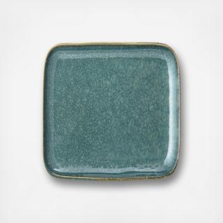 Glaze Finish Square Stoneware Platter