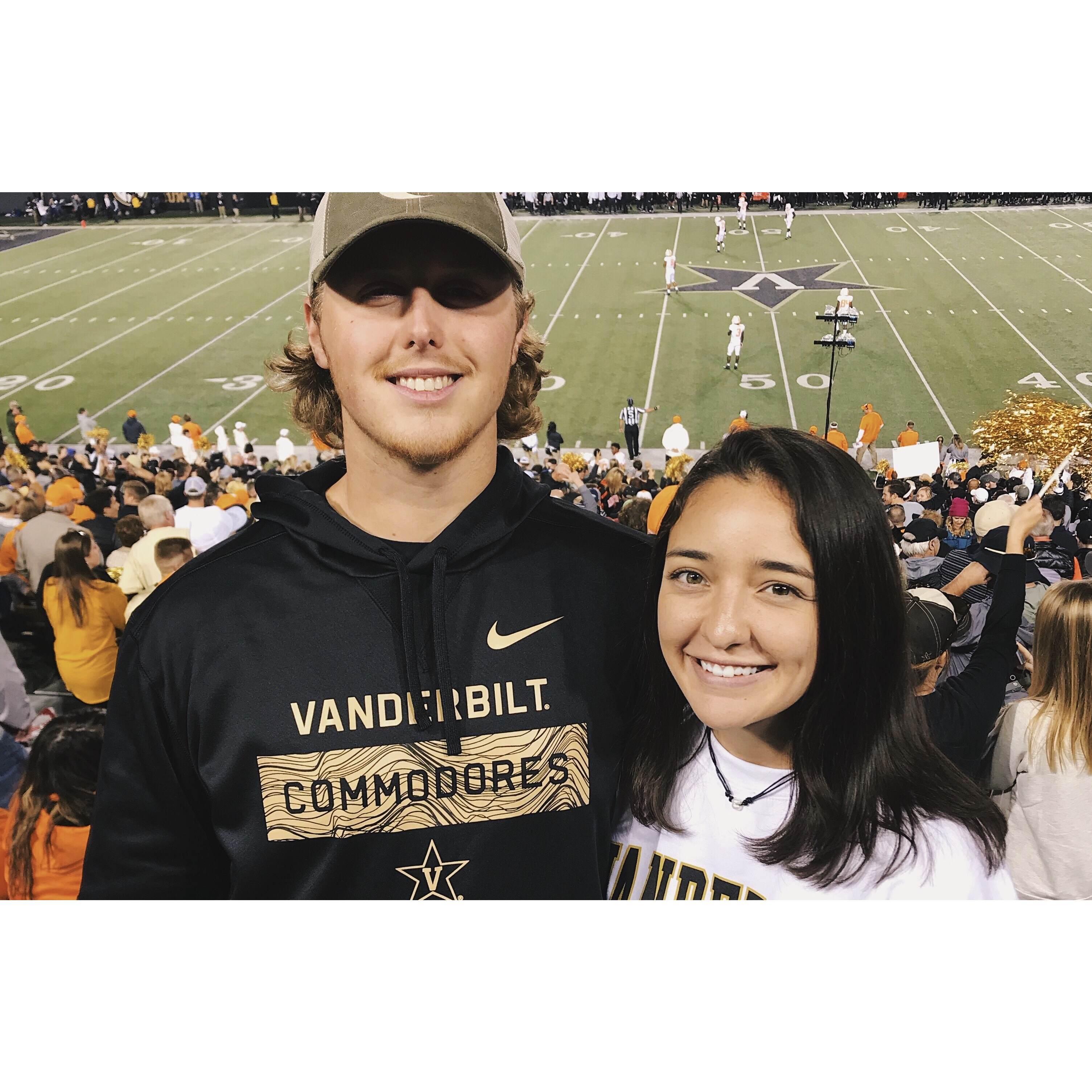 Our first Vanderbilt game in 2018