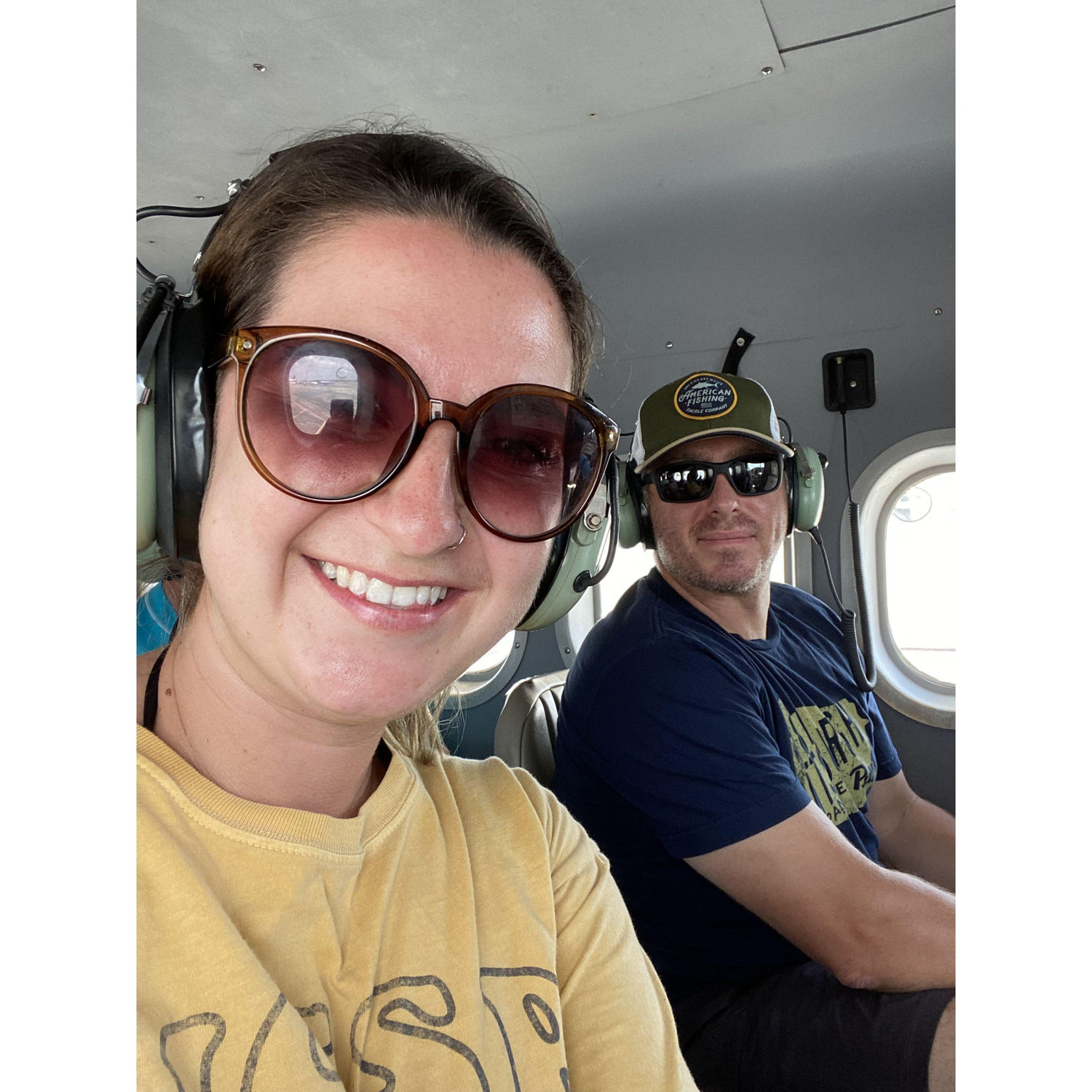 Taking a small sea plane to see Dry Tortugas just west of Key West. I (Jayne) thought he was going to propose this day... he didn't.