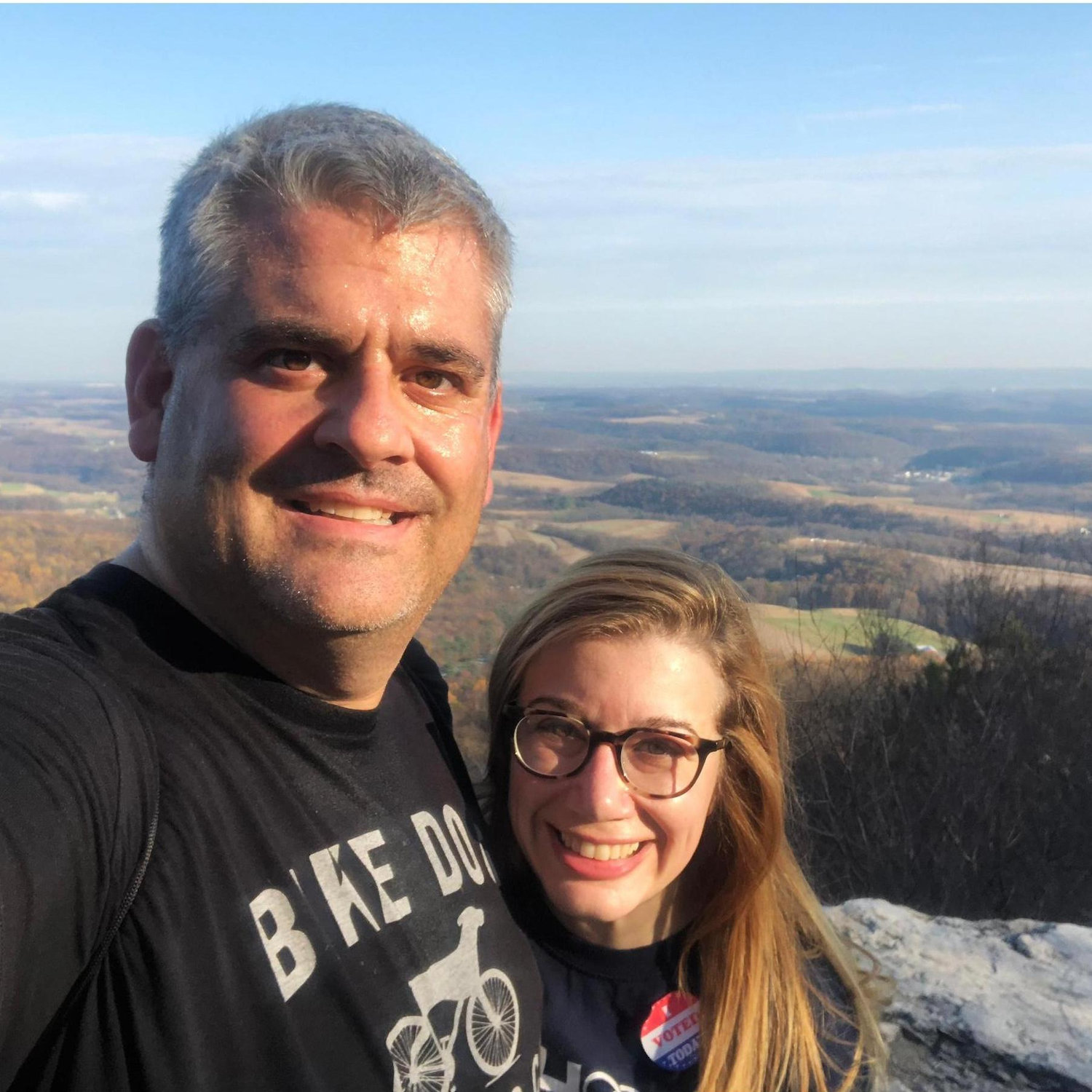 Hiking the Appalachian Trail at the Pinnacle