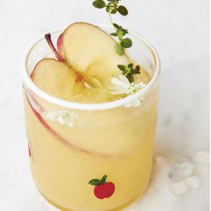 Icon Juice Glass - Apple